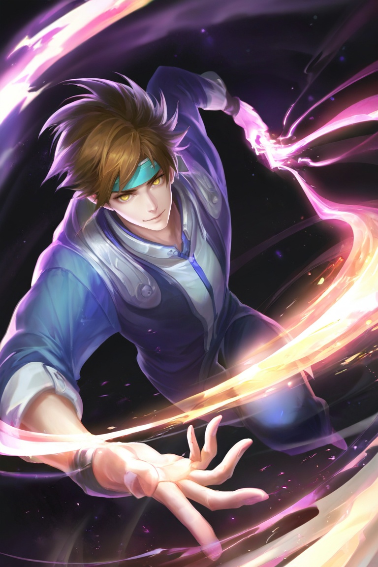 wzry_style,  1boy,  solo on Tensor.Art