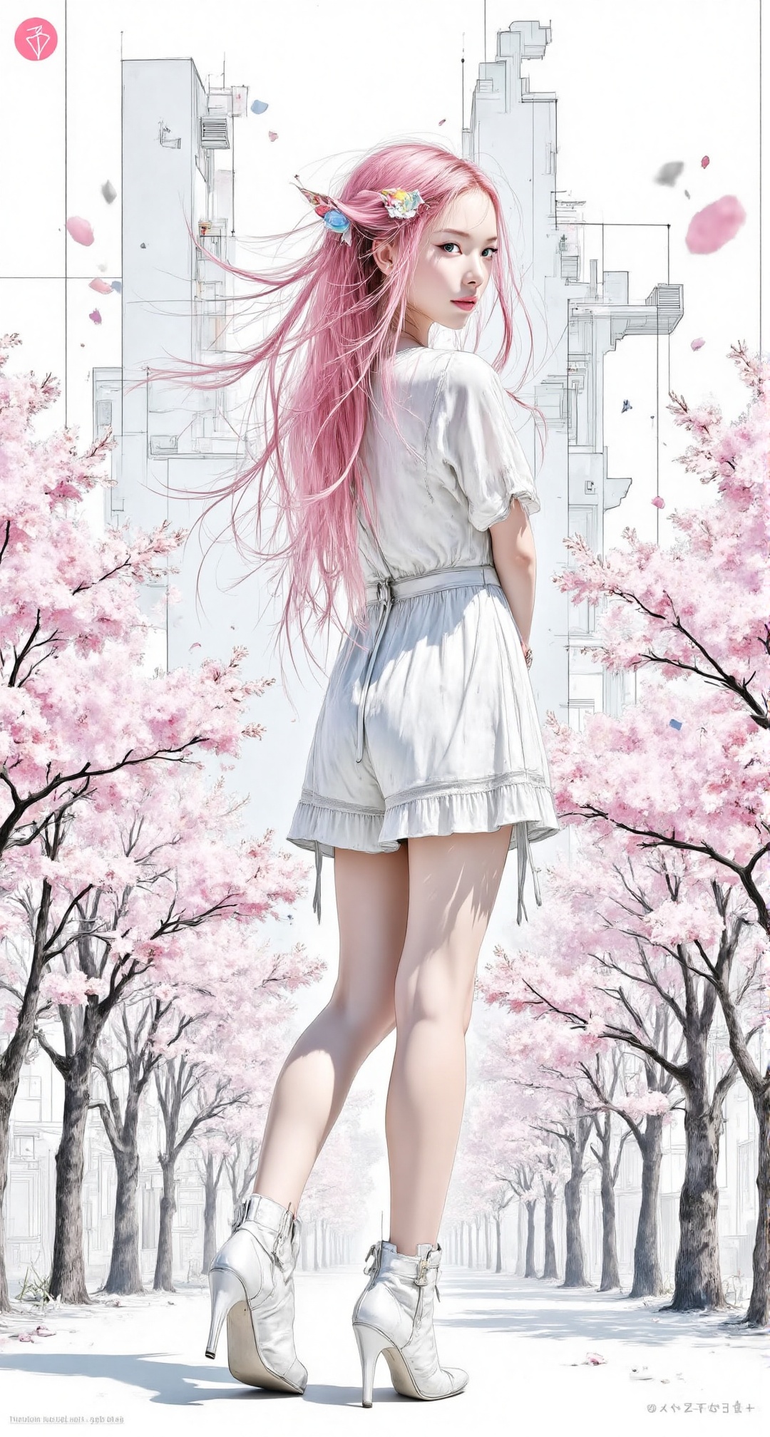 This is a unique photo that mixes multiple styles(cyberpunk,  anime art,  semi-realistic on Tensor.Art
