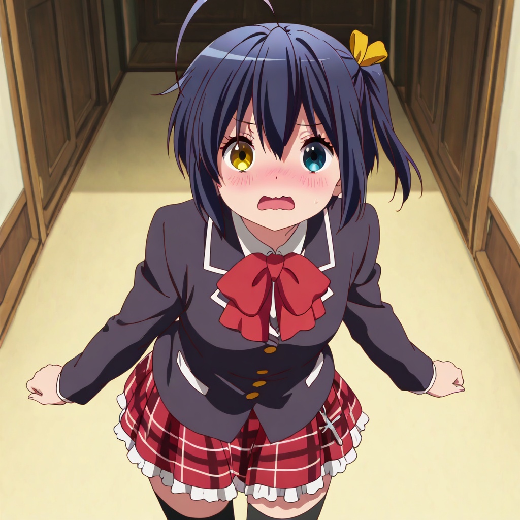 Takanashi rikka,  Chuunibyou demo koi ga shitai!,  black hair on Tensor.Art