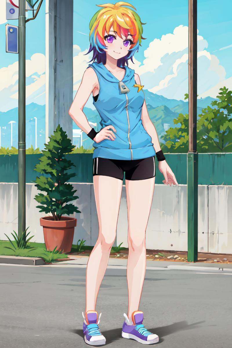 irocrushcrush,  1girl,  blue hoodie on Tensor.Art