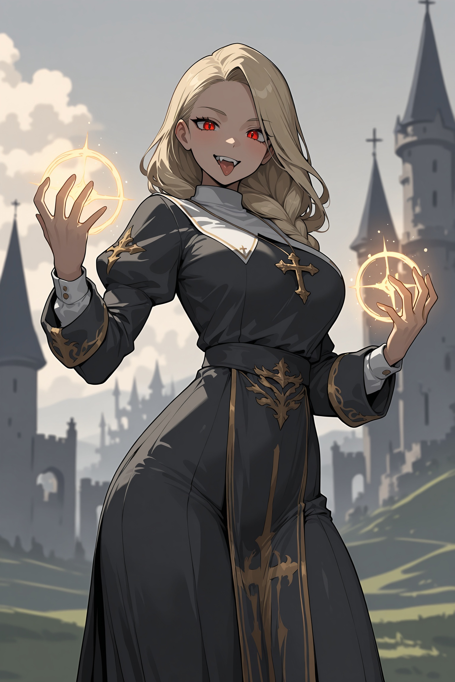 masterpiece,  1girl,  priest on Tensor.Art