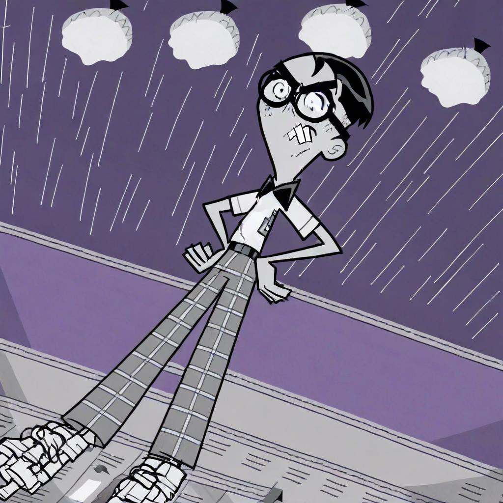 Sidney Poindexter,  parody,  clenched teeth on Tensor.Art