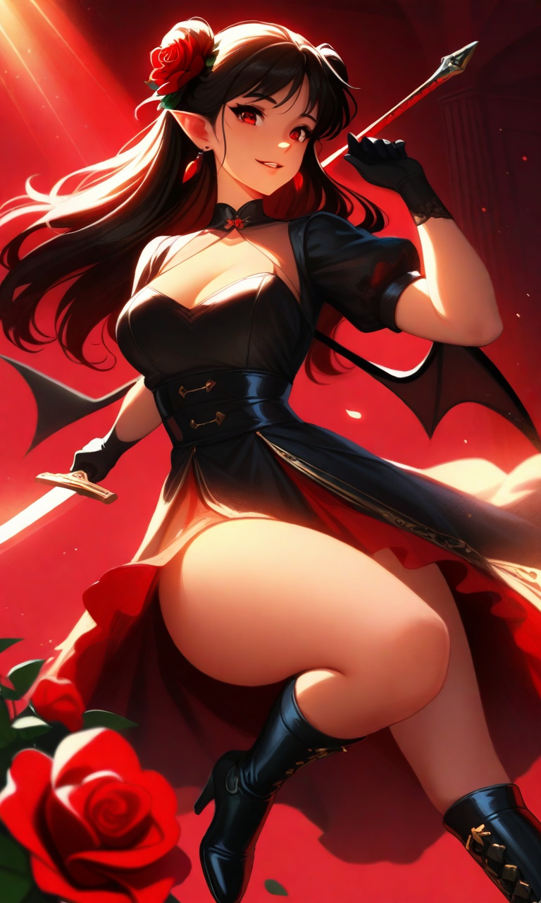1girl,  solo,  breasts on Tensor.Art