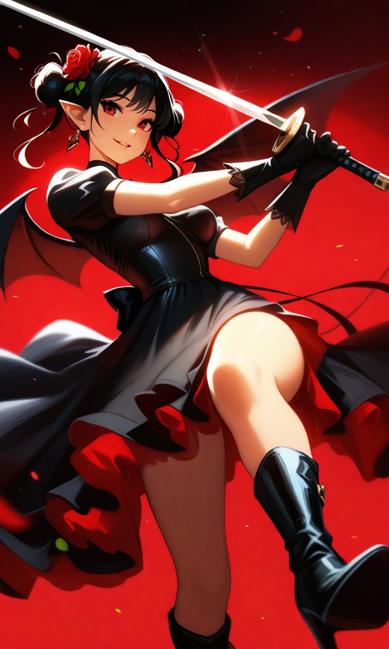 1girl,  solo,  breasts on Tensor.Art