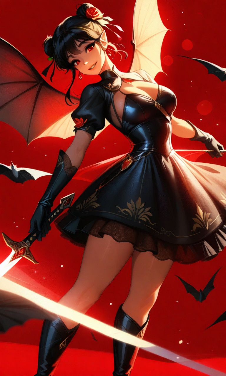 1girl,  solo,  breasts on Tensor.Art
