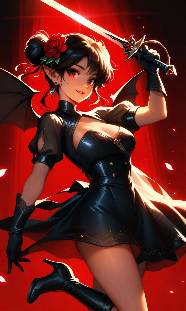 1girl,  solo,  breasts on Tensor.Art