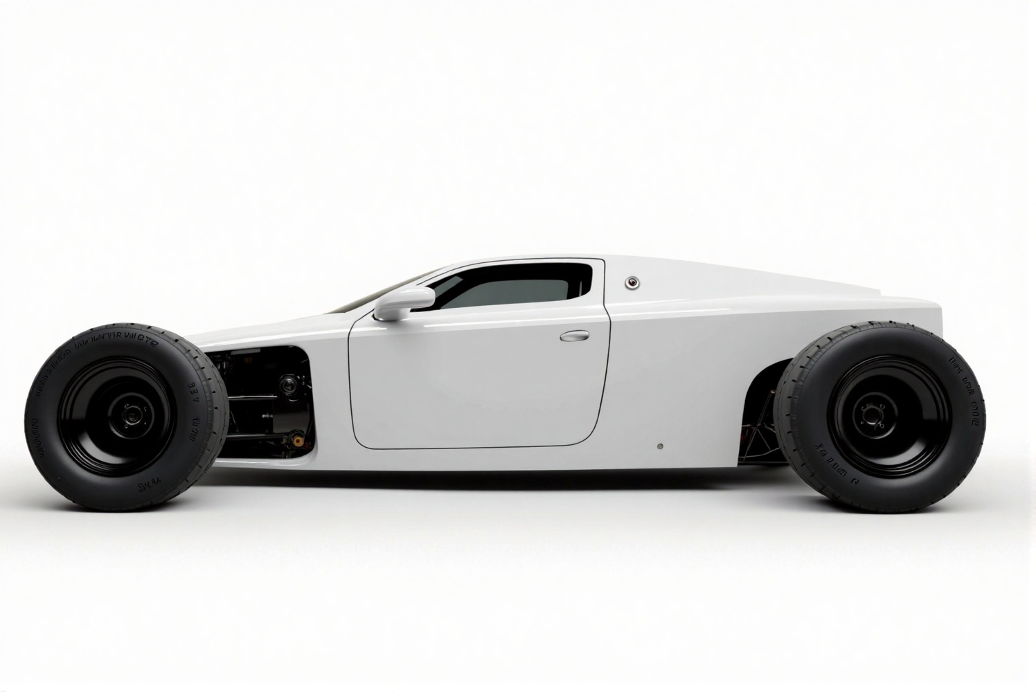 QJconceptcarstyle Future design from 2055 of hot rod restoration made of random customized parts from cars and aircraft fr...