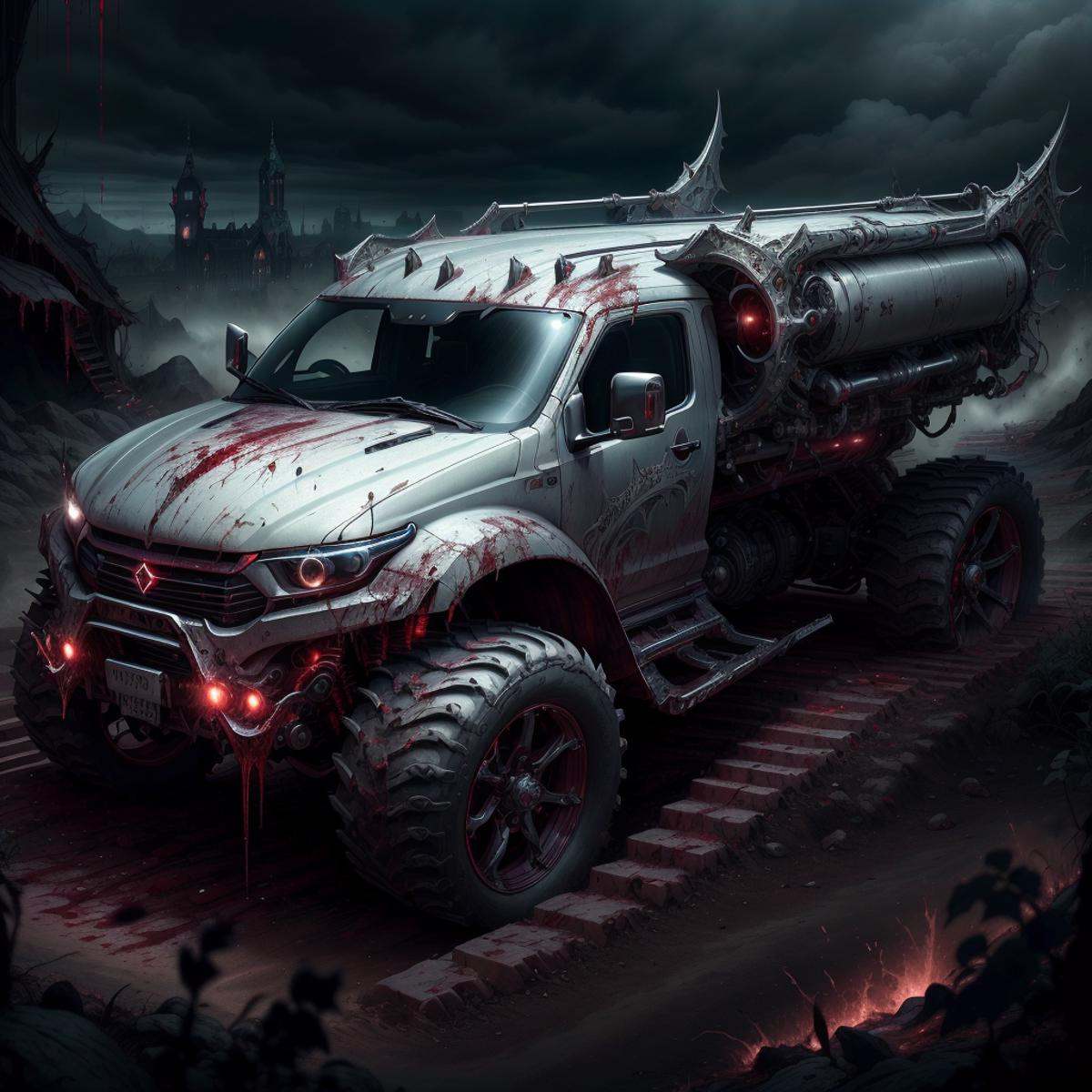 vamptech,  blood,  vampiric on Tensor.Art
