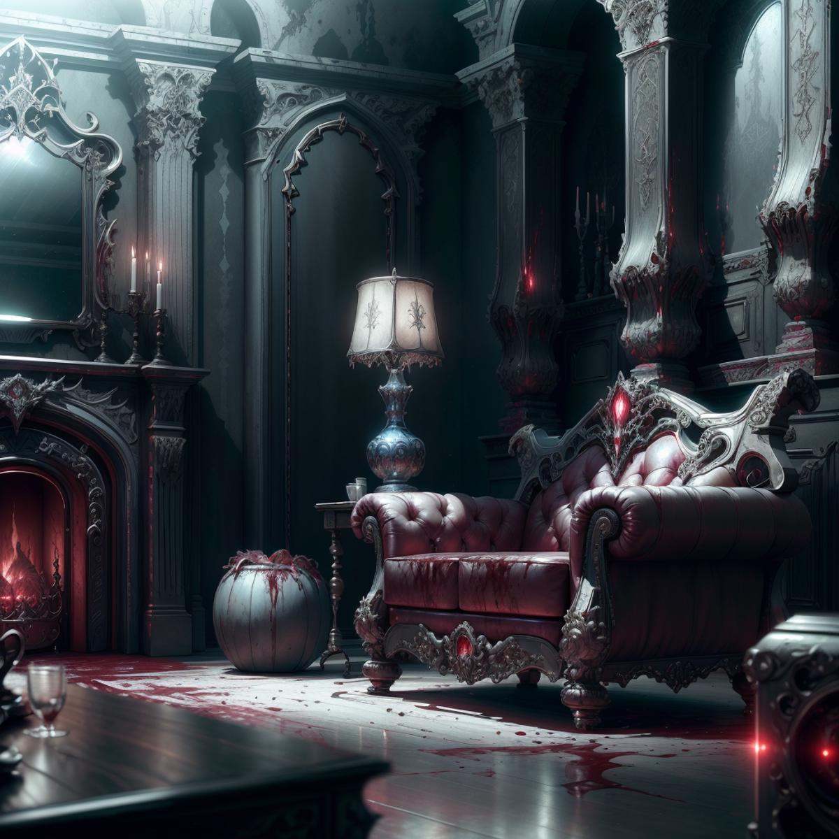 vamptech,  blood,  vampiric on Tensor.Art