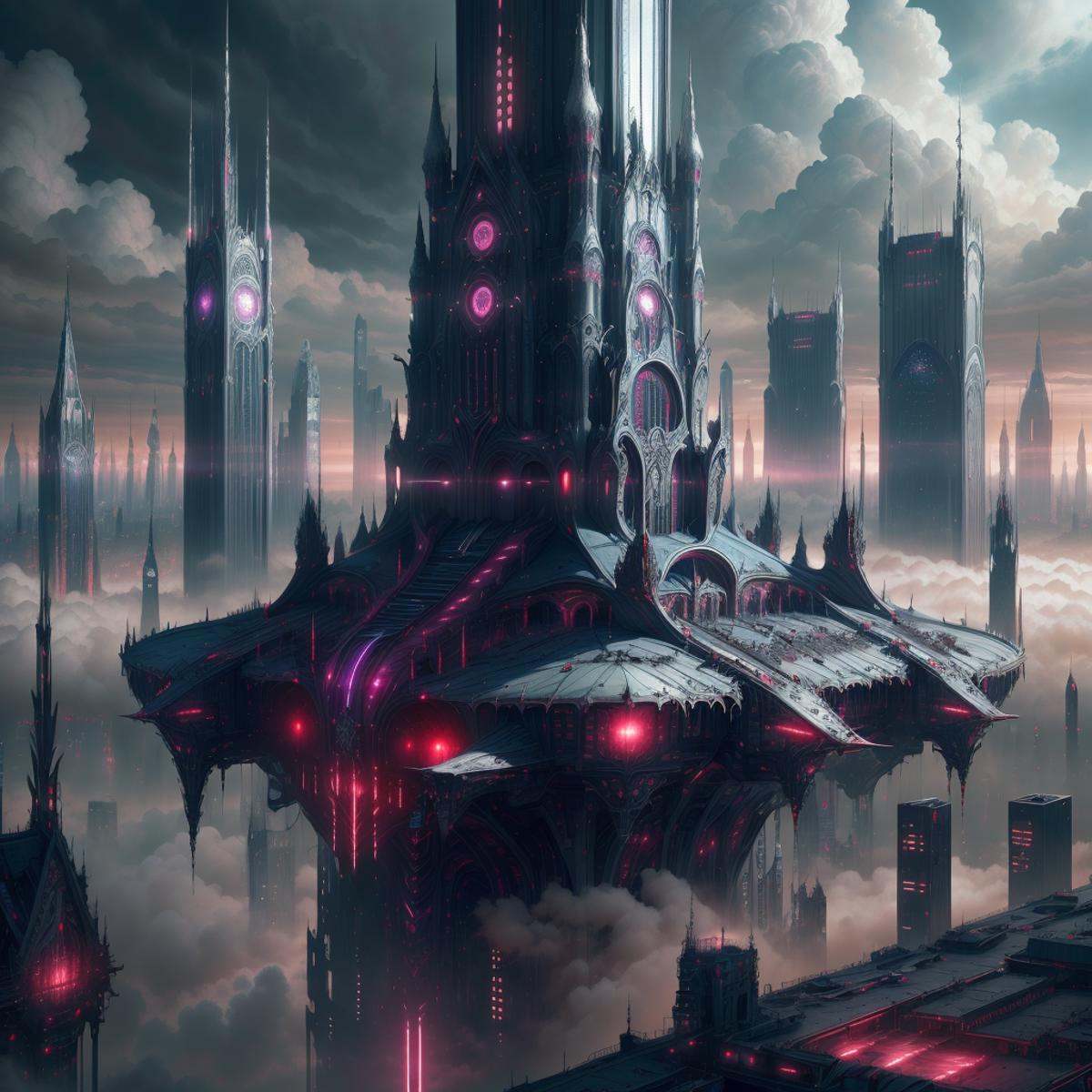 vamptech,  blood,  scifi on Tensor.Art