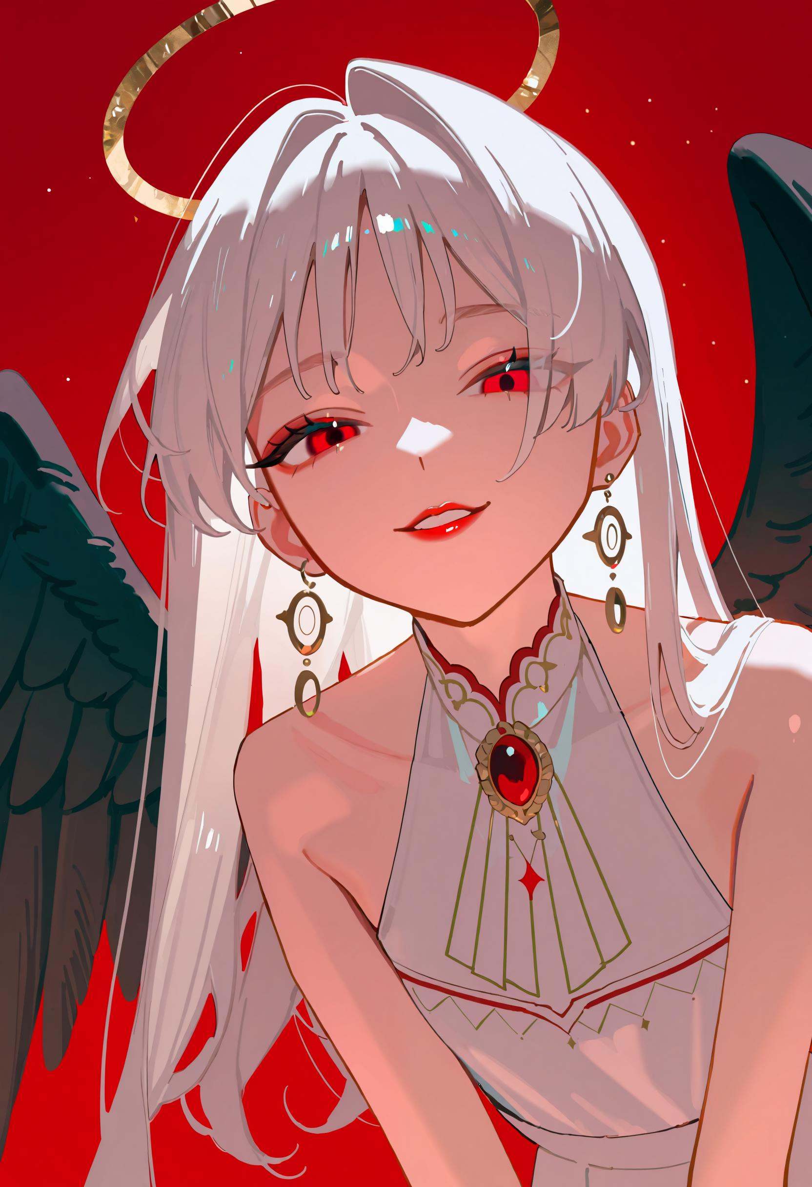 eW9ta,  1girl,  earrings on Tensor.Art