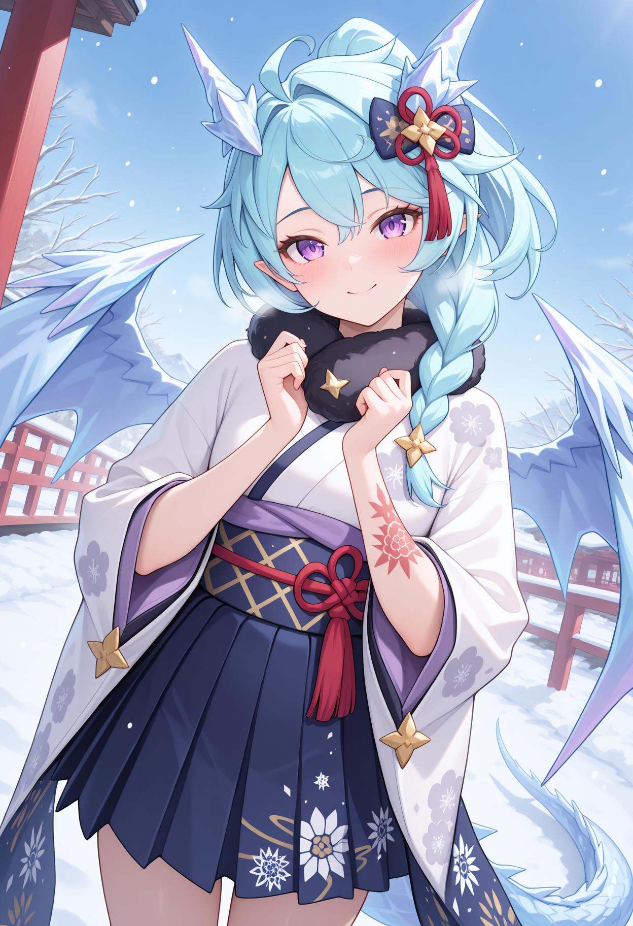 pcrsheffy,  blue hair,  long hair on Tensor.Art
