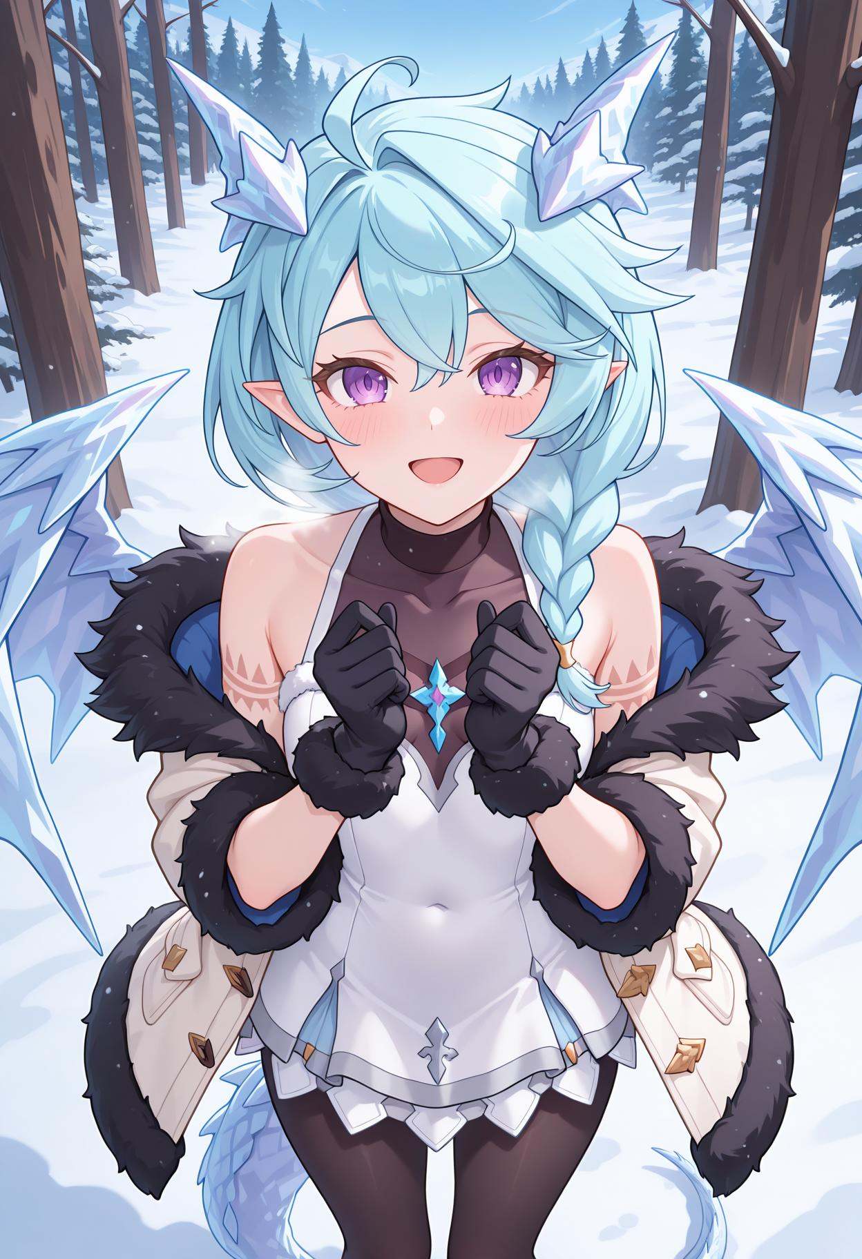 pcrsheffy,  blue hair,  long hair on Tensor.Art