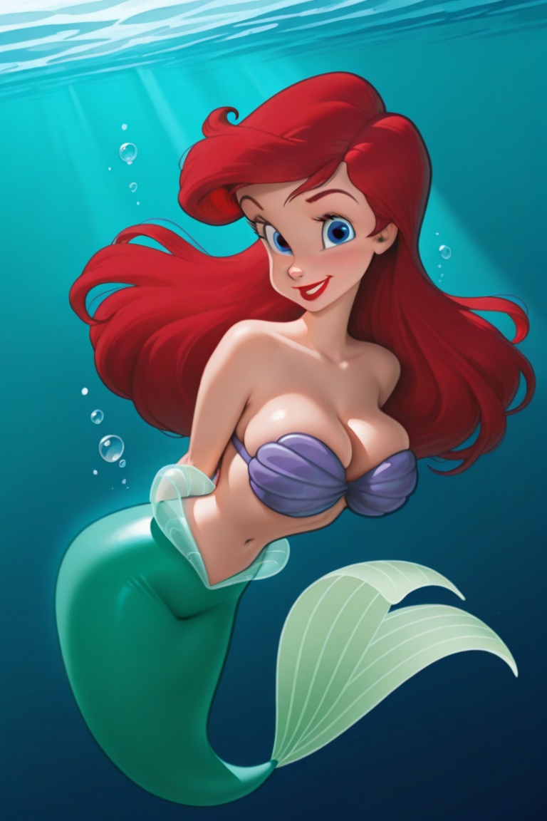 ariel,  1girl,  solo on Tensor.Art