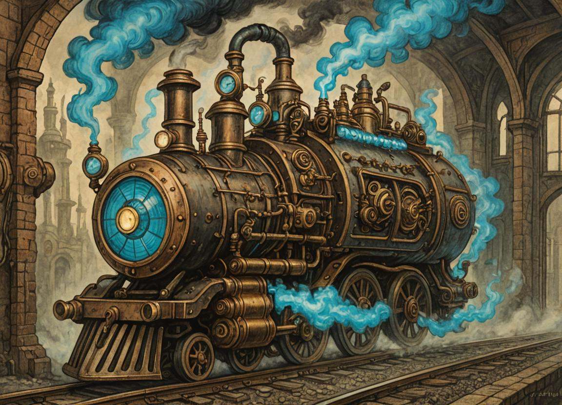 DonM5734mPunk1llu2XL,  steam punk,  aether homophony on Tensor.Art