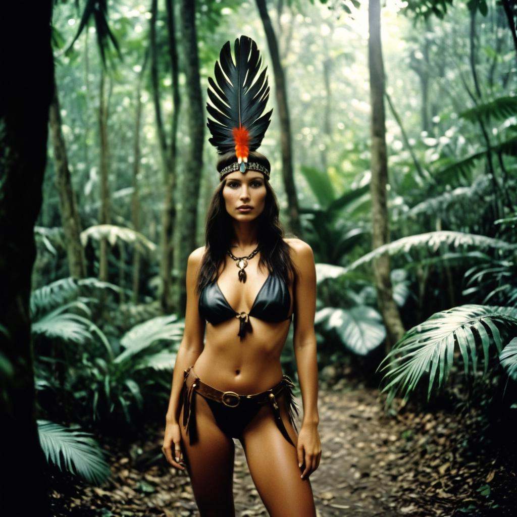 analog film photo of Cinematic style,  prehistoric style,  amazon jungle style on Tensor.Art