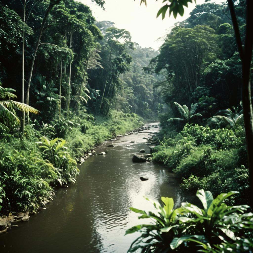 analog film photo of Cinematic style,  prehistoric style,  amazon jungle style on Tensor.Art
