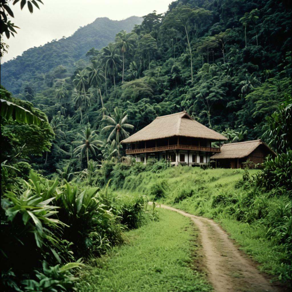 analog film photo of Cinematic style,  prehistoric style,  amazon jungle style on Tensor.Art
