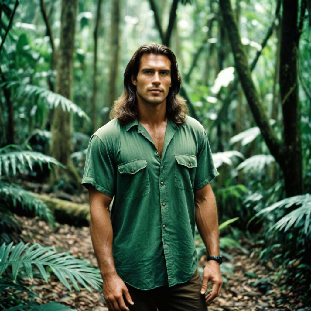 analog film photo of Cinematic style,  prehistoric style,  amazon jungle style on Tensor.Art