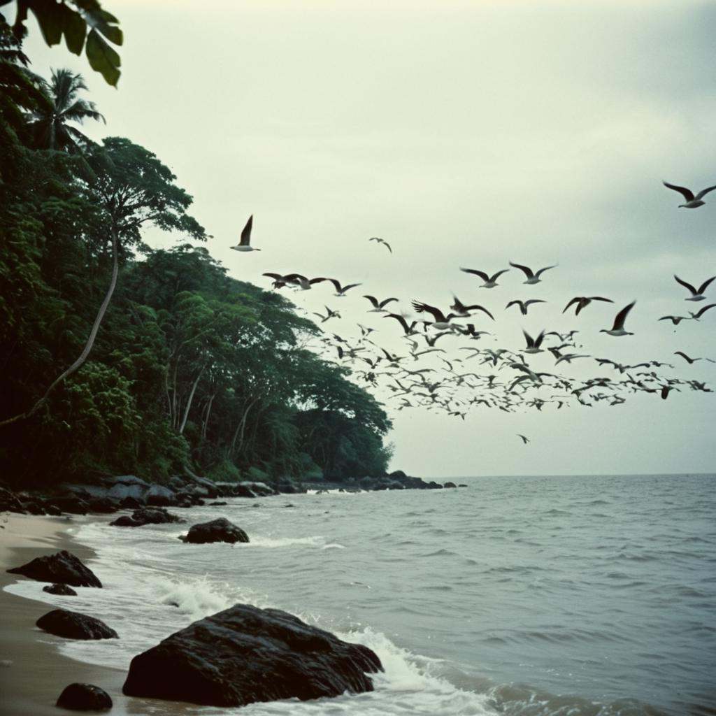 analog film photo of Cinematic style,  prehistoric style,  amazon jungle style on Tensor.Art