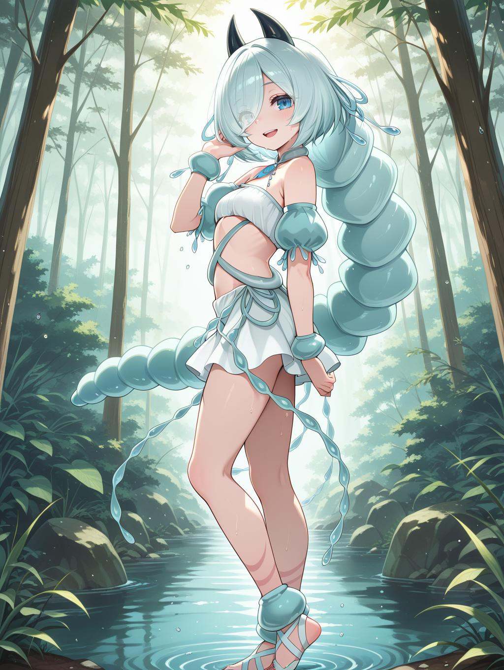 traptrix arachnocampa,  arthropod girl,  1girl on Tensor.Art