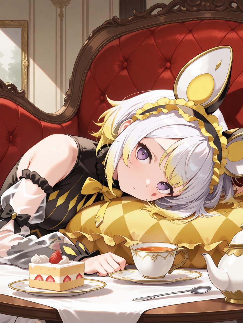 malice pawn dormouse,  1girl,  teacup on Tensor.Art