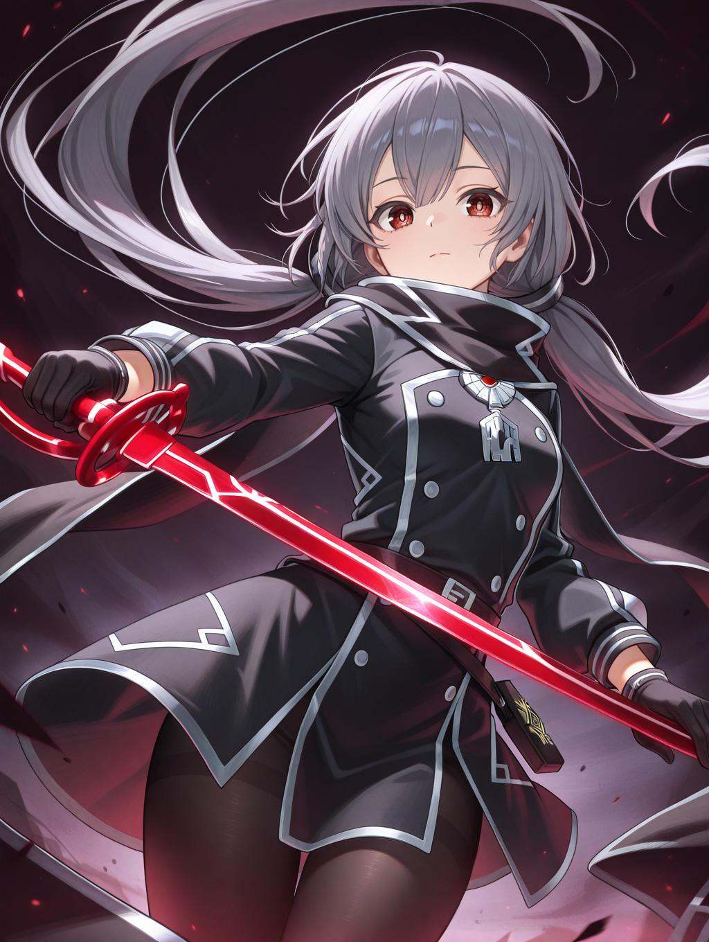 sky striker ace - roze,  1girl,  solo on Tensor.Art