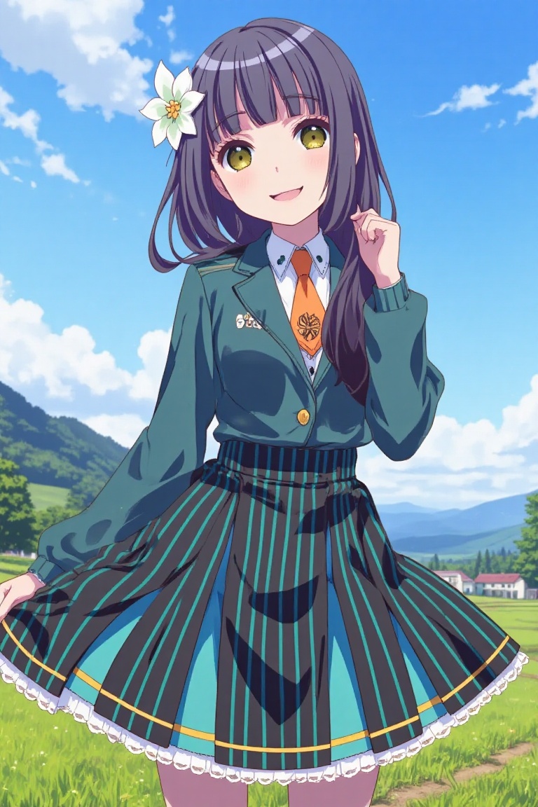 Best Quality,  Brown hair,  Purple hair on Tensor.Art