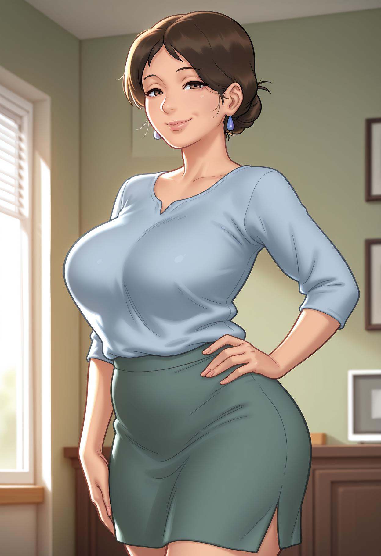 1girl,  solo,  mature female on Tensor.Art