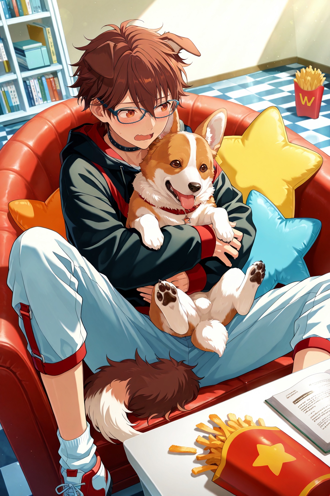 male focus,  1boy,  solo on Tensor.Art