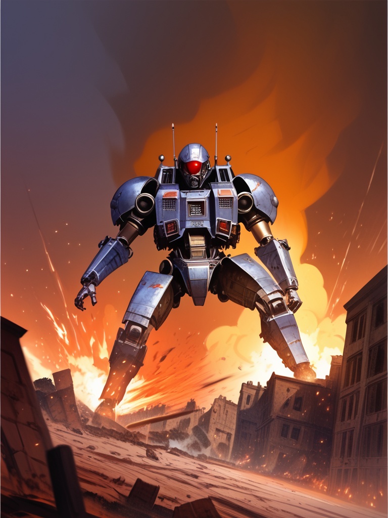 score_8_up,  score_7_up,  huge humanoid mecha robot on Tensor.Art