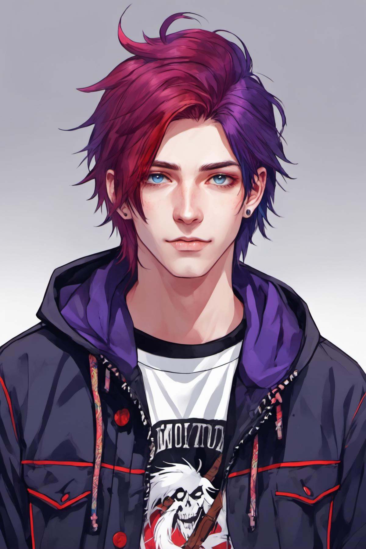 1boy,  male focus,  pale skin on Tensor.Art