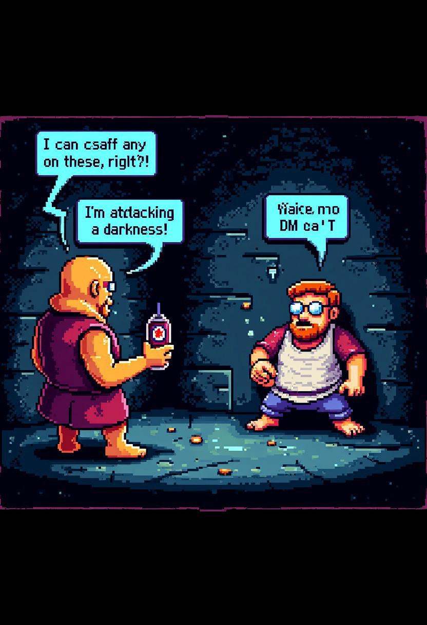 featuring casting in a dark room,  holding a soda,  displaying snippets like “I can cast any of these on Tensor.Art