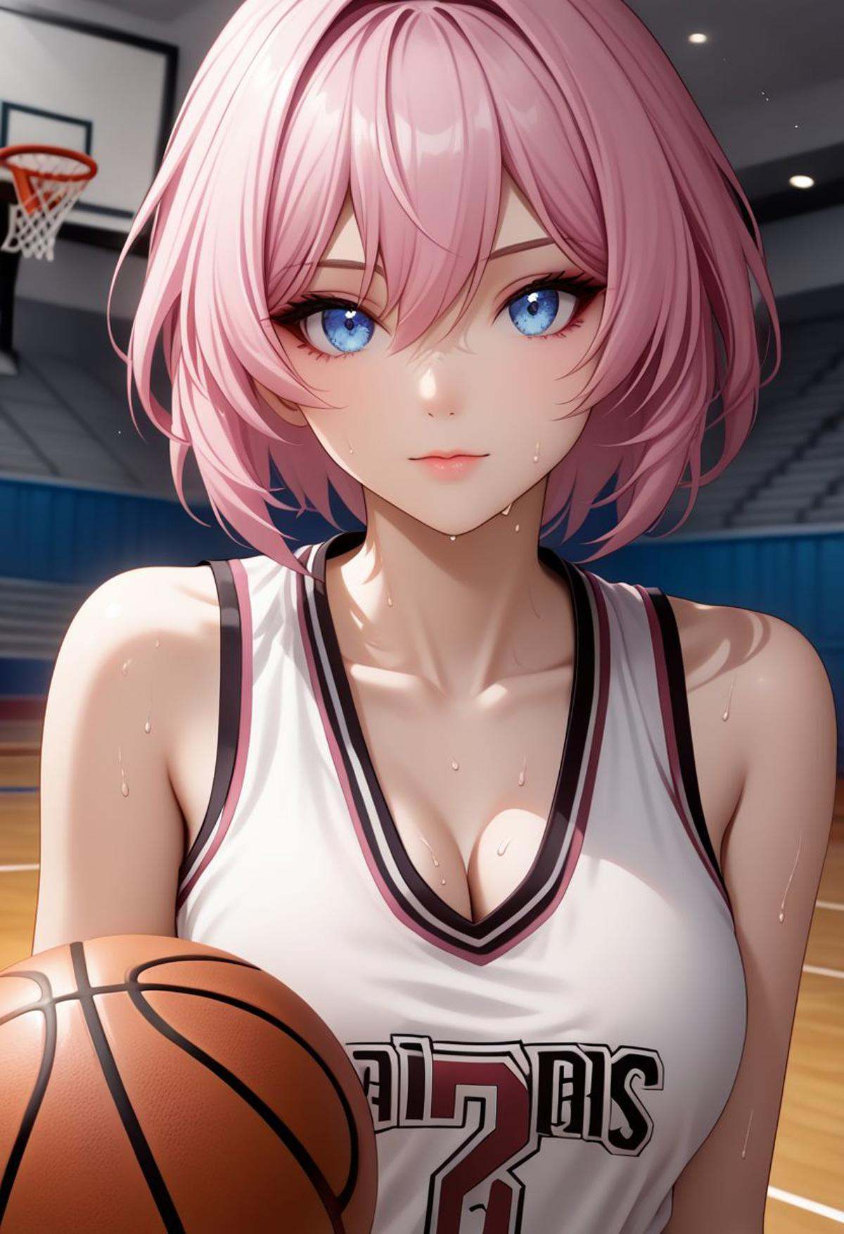 EnD_Niji_Sports,  1girl,  march_7th_\(honkai:_star_rail\) on Tensor.Art
