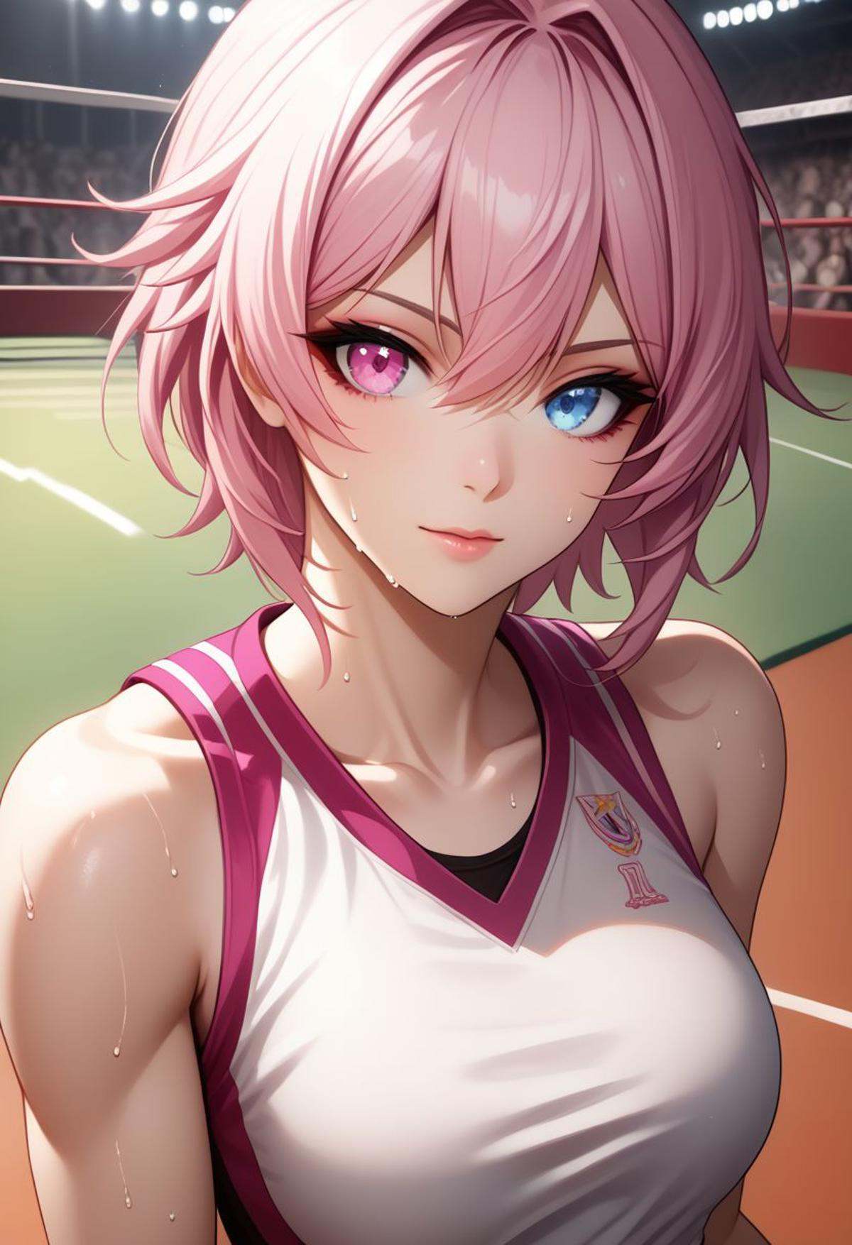 EnD_Niji_Sports,  1girl,  march_7th_\(honkai:_star_rail\) on Tensor.Art