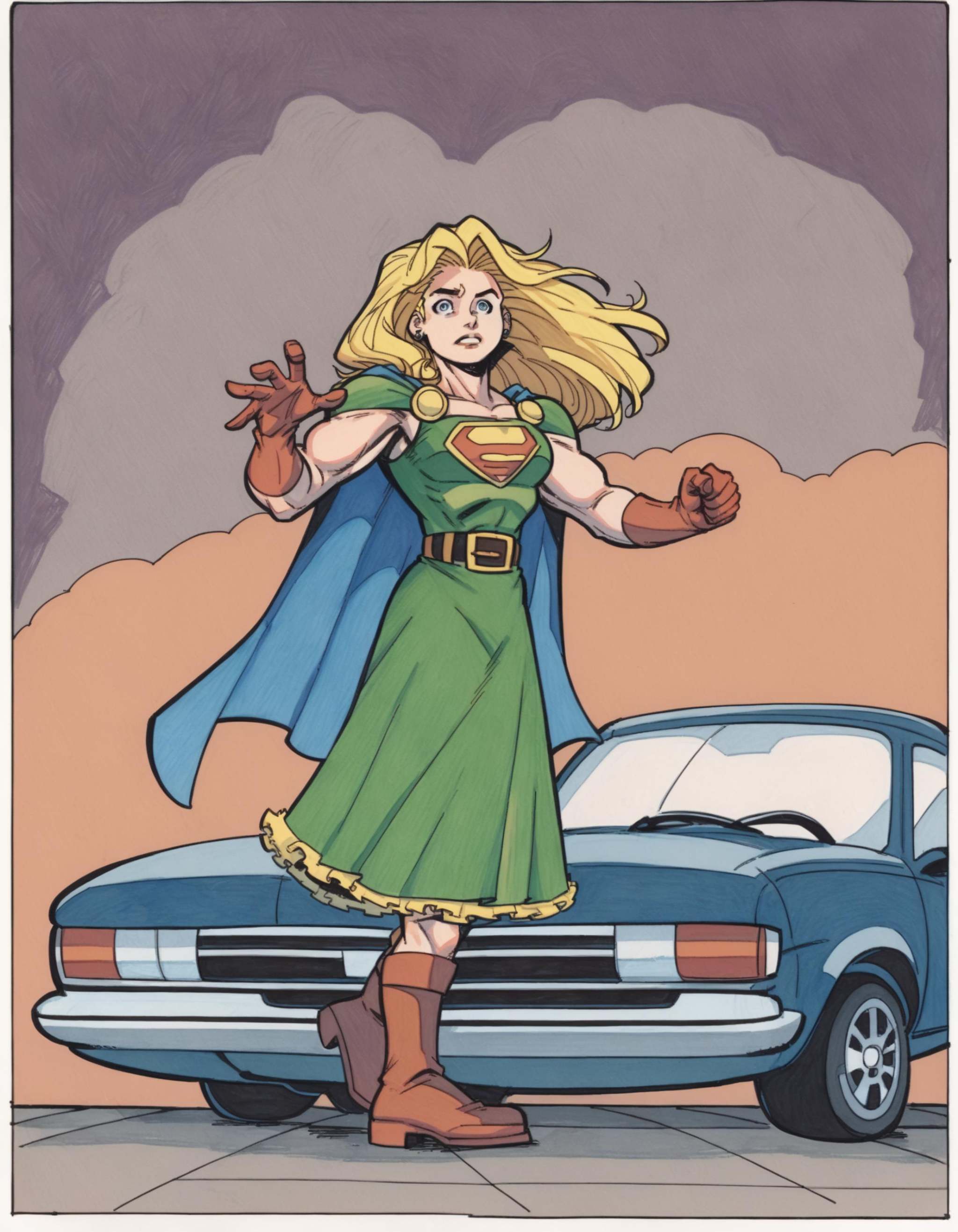 Ringo! Style,  1girl,  blonde hair on Tensor.Art