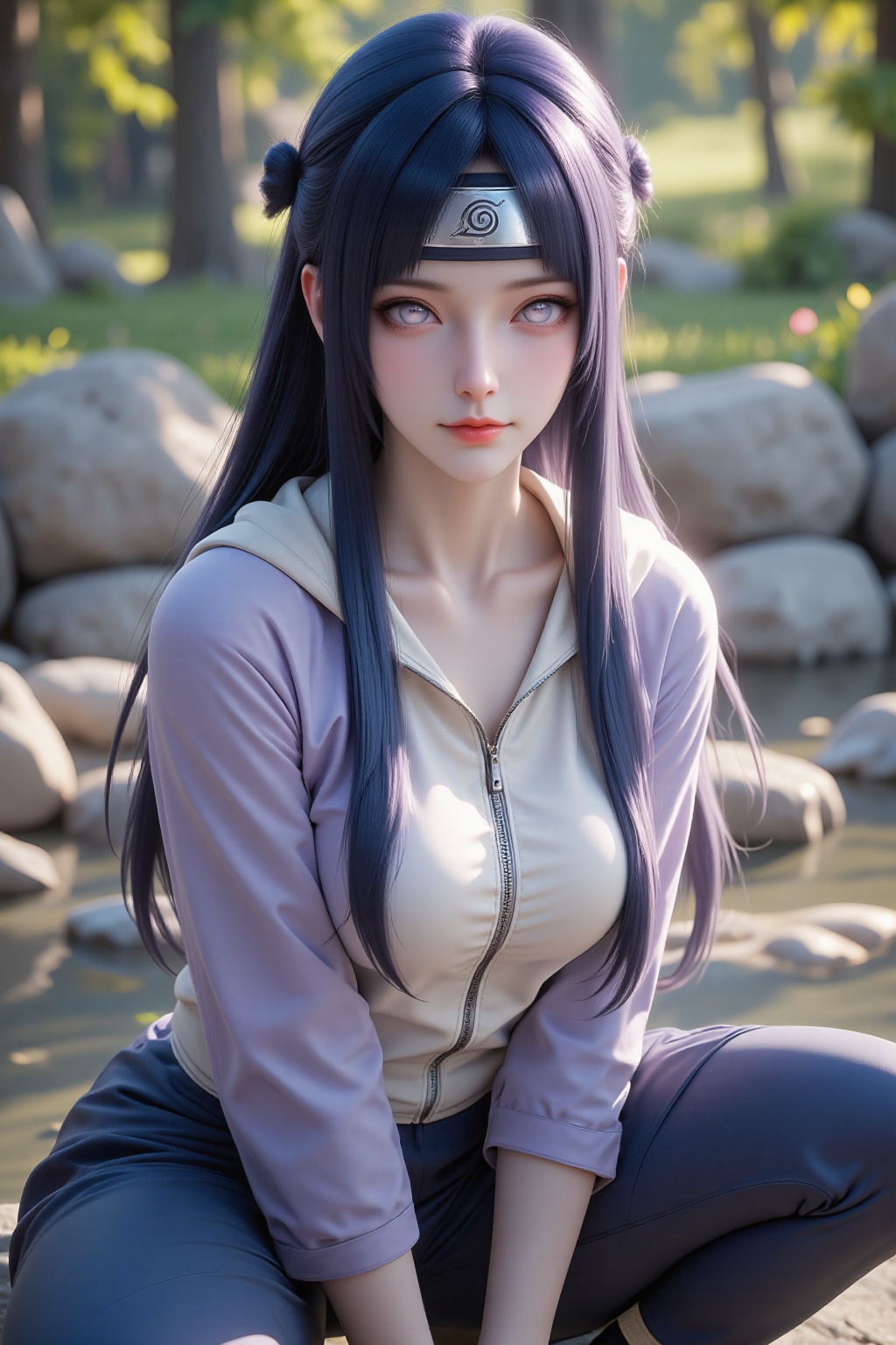 hinata,  hinata,  Hinata Hyuga from Naruto on Tensor.Art