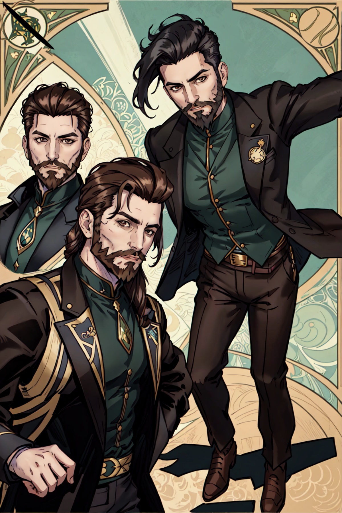 masterpiece,  official art,  male focus on Tensor.Art
