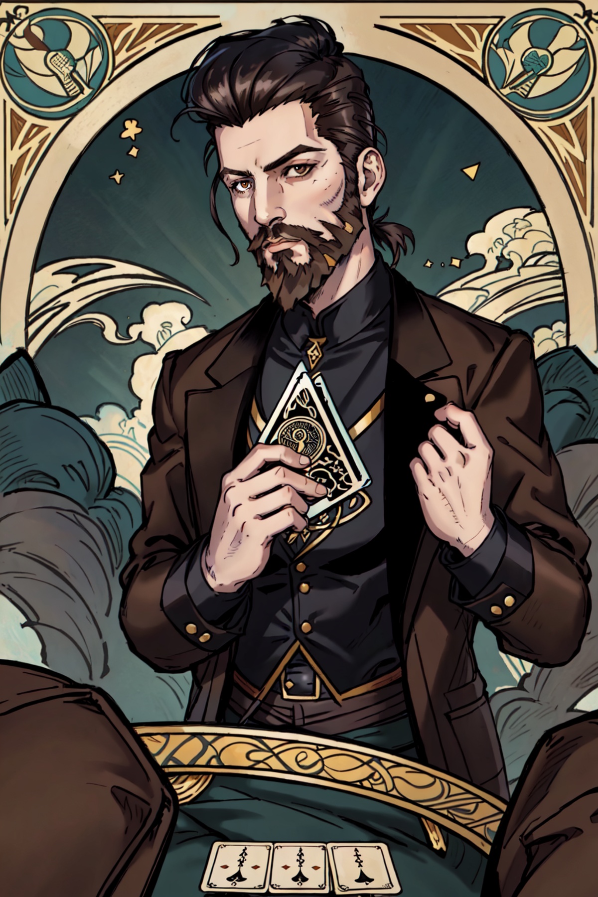masterpiece,  official art,  male focus on Tensor.Art