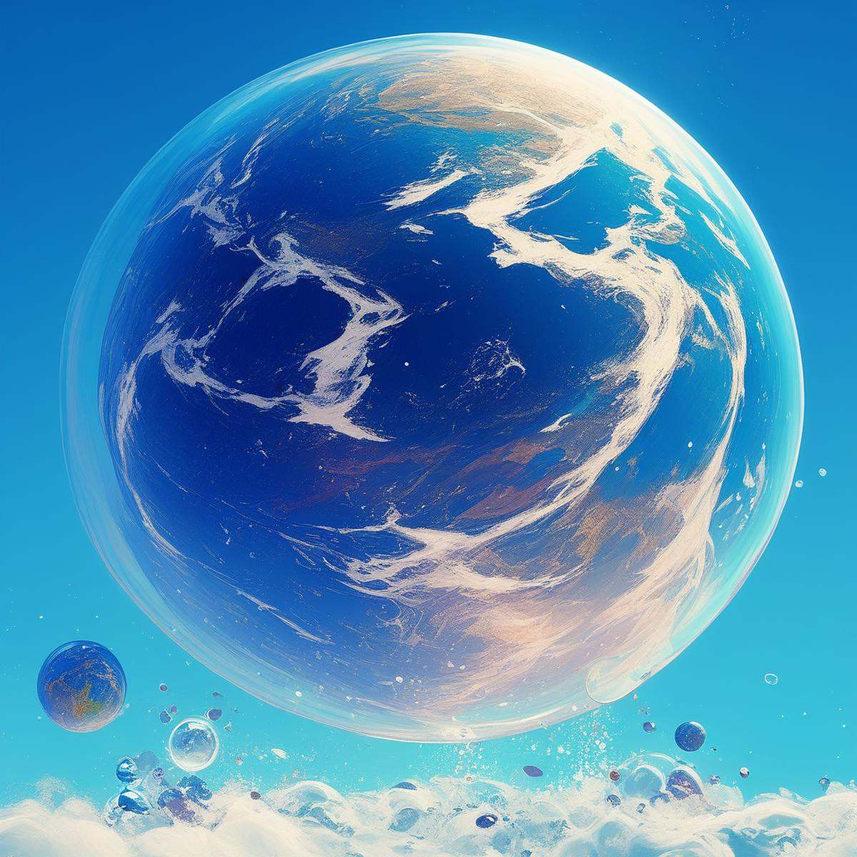 w4t3relemental style,  no humans,  sky on Tensor.Art
