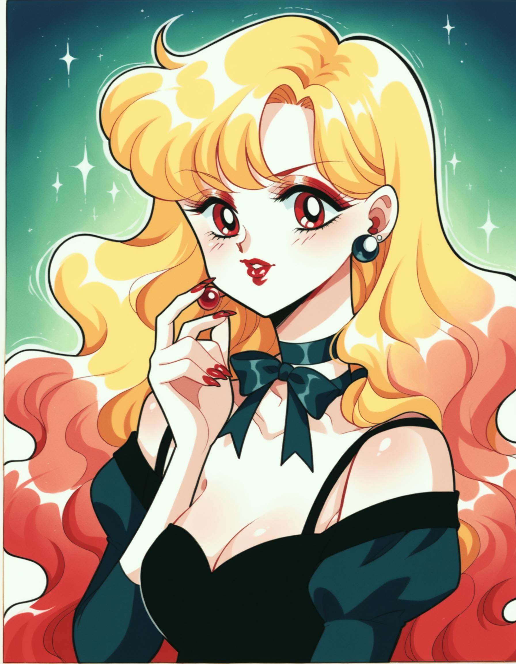 Naoko Takeuchi Style,  1girl,  solo on Tensor.Art