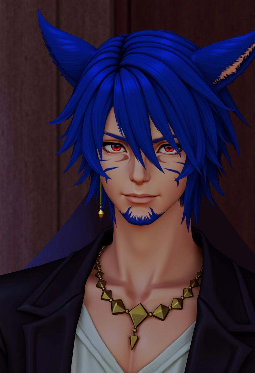 f4c32-miq0,  miqo'te,  1boy on Tensor.Art