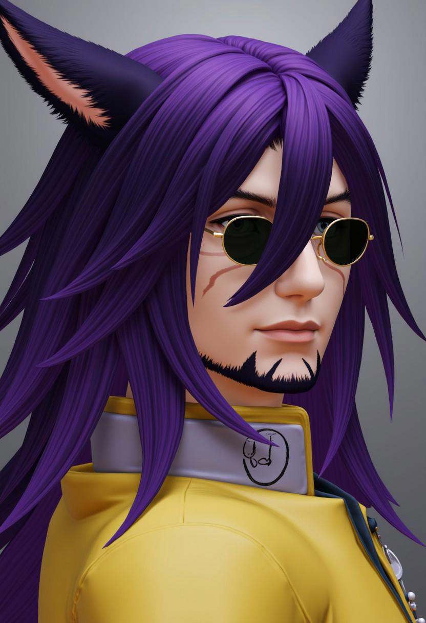 f4c32-miq0,  animal ears,  miqo'te on Tensor.Art