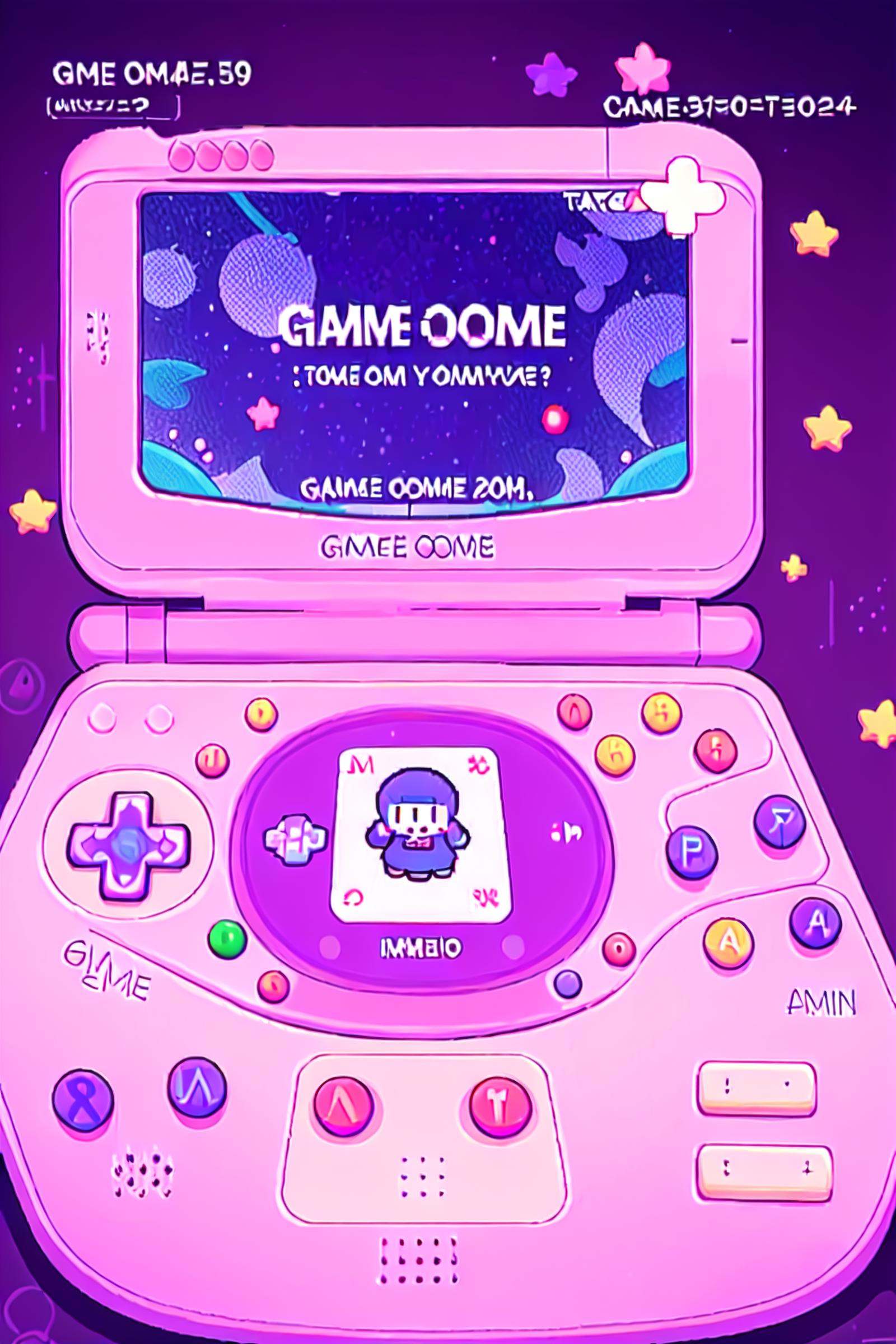 KawaiiDevices,  no humans,  handheld game console on Tensor.Art