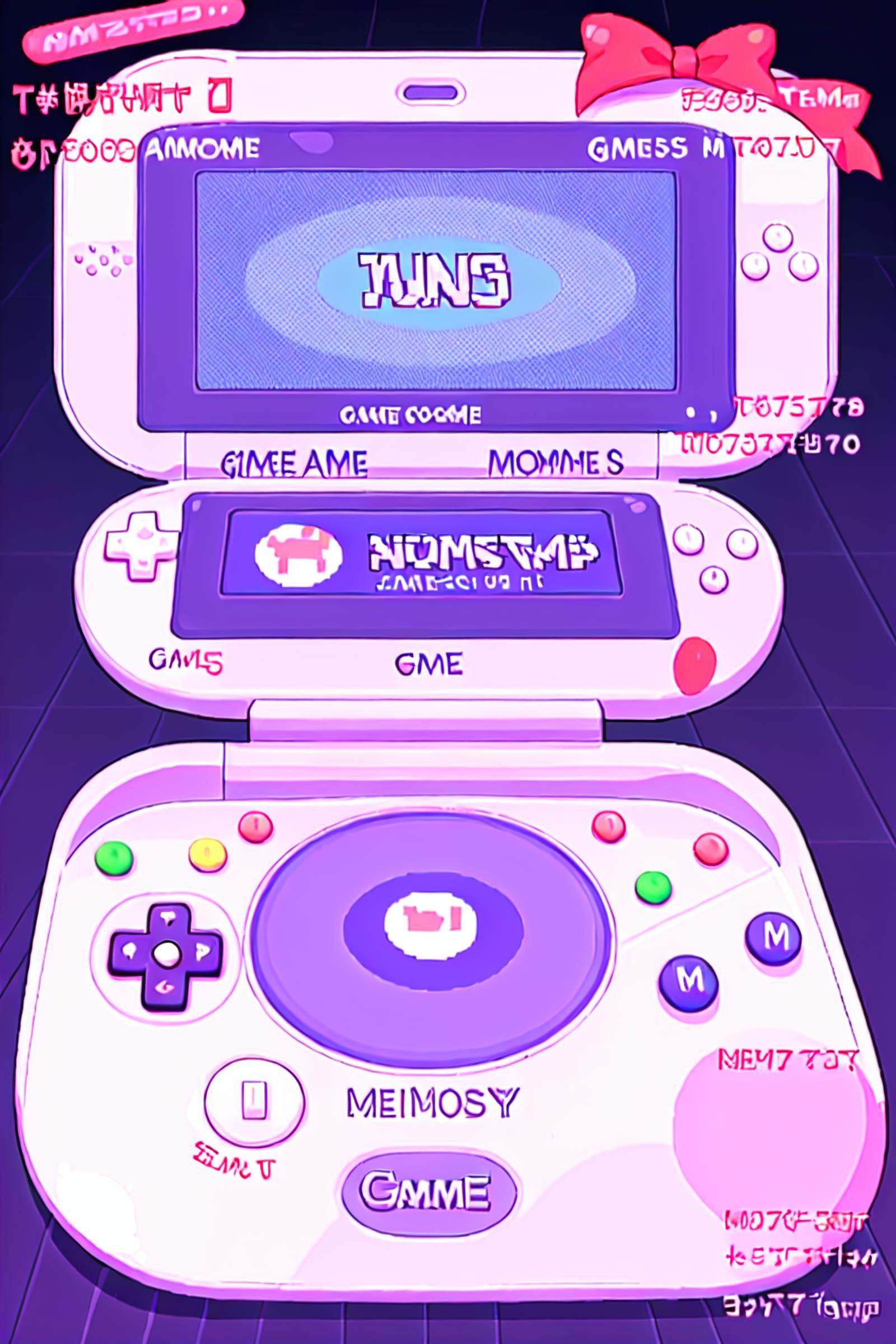 KawaiiDevices,  no humans,  handheld game console on Tensor.Art