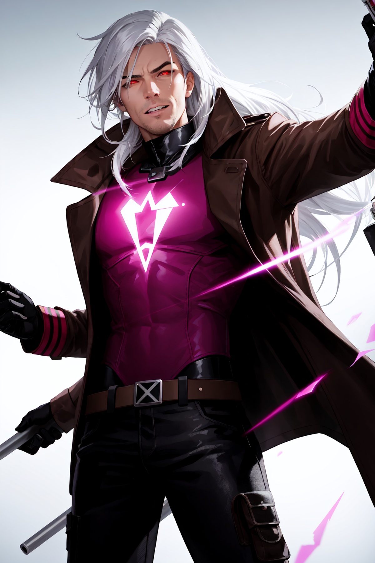 Gambit,  Le Diablo Blanc,  Remy Lebeau on Tensor.Art