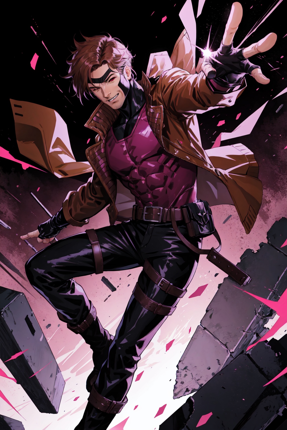 Gambit,  Le Diablo Blanc,  Remy Lebeau on Tensor.Art