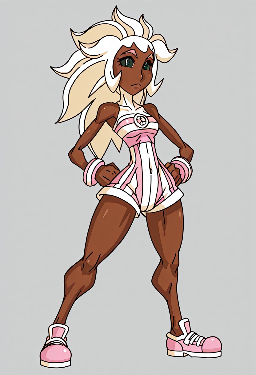 candy shop style,  clothed,  dark skin on Tensor.Art