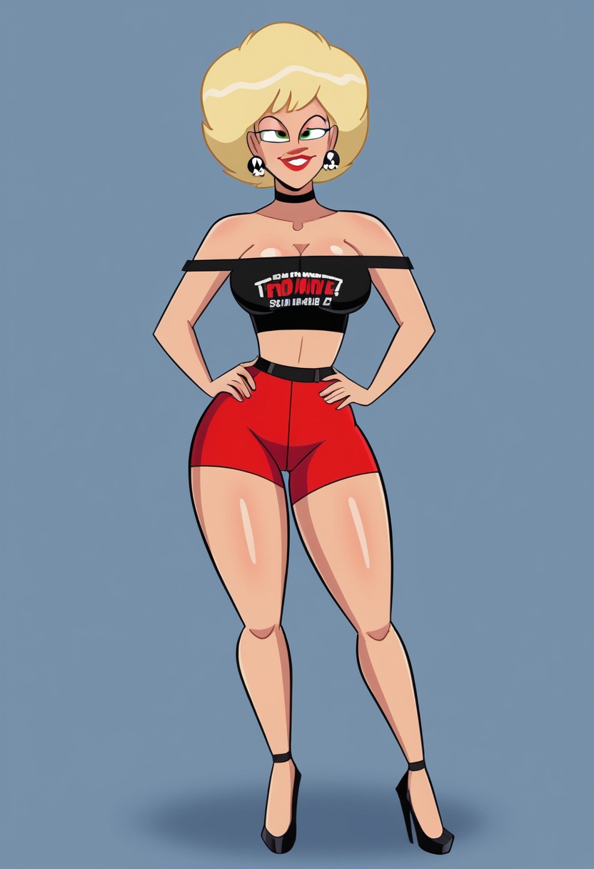 atomickingboo style,  1 girl on Tensor.Art