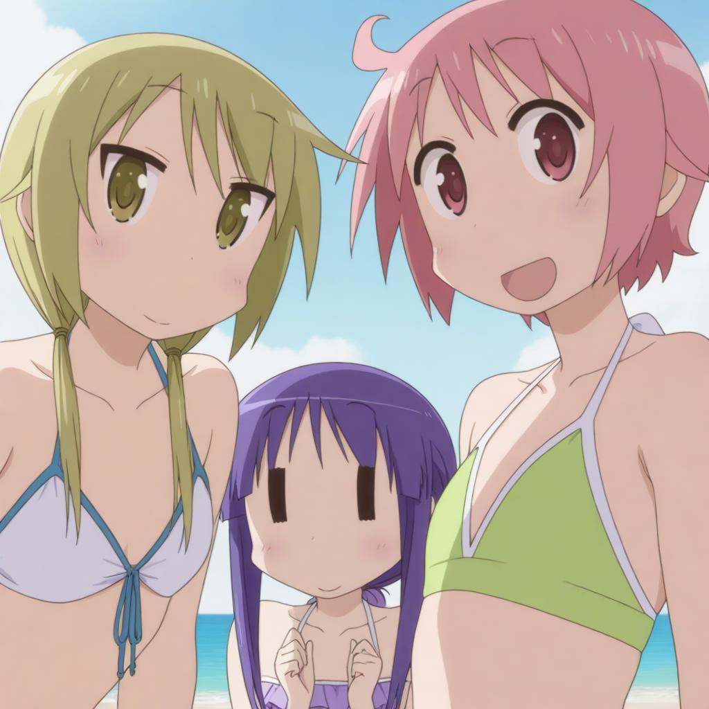 masterpiece,  best quality,  3girls on Tensor.Art